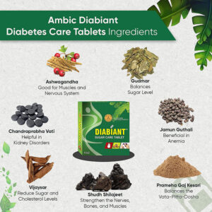 Ambic Diabiant Ayurvedic Sugar Care Tablet ingredient