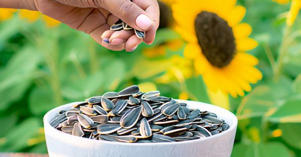 sunflower seeds as snack