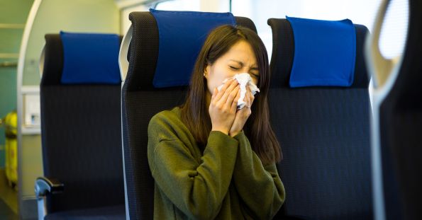 Cover your mouth while sneezing