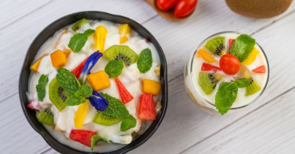 Curd With Fruits